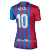 Camiseta de fútbol FC Barcelona Lionel Messi 10 Primera Equipación 2021/22 - Mujer